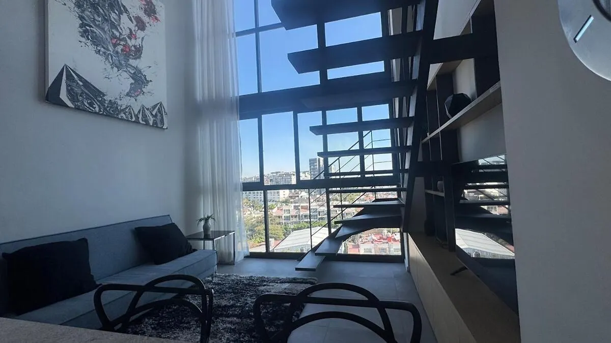 Hermoso Loft Doble Altura, Zona Andares, Alberca Y Gym Guadalajara